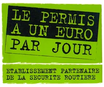 Le permis à un euro par jour, établissement partenaire de la Sécurité routière